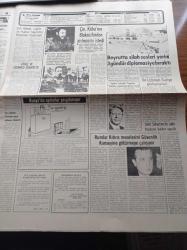 Milli Gazete - 14 Temmuz 1978 - Sporcuların Sosyal Güvenliği Tehlikede - Fenerbahçe Yugoslavya'da - Devlet Dairelerinde Sazlı Sözlü Eğlence - Ankara Fatih Öğrenci Yurdu Polis Lokali Yapılıyor - Türk İş Genel Başkanı Halil Tunç Askeri Savcılıkta İfade Verdi - Her Yer Kaçak Eşya İle Dolu