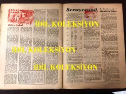 Büyük Doğu Dergisi (Dönemine ait, Orijinal) - Necip Fazıl Kısakürek - 13. SAYI - 25 OCAK 1946 - CAFER SENO - KAZIM NAMI - ABDURRAHMAN ŞEREF - ADIDEĞMEZ - BURHAN BELGE - OKTAY AKBAL - NİZAMETTİN NAZİF - SALİH ZEKİ - MUHİTTİN DİLER - ZİYA ŞAKİR - MEHMET TURHAN - NESLİHAN KISAKÜREK - İSKENDER FİKRET - SALAH BİRSEL - FERDA GÜLEY - BU ÇOCUKLARA HAZIRLANAN İSTİKBAL NE? - TÜRKÜN MUHASEBESİ 2 - YENİDEN KEŞFOLUNMAK - YARIN, YARINIMIZ, EĞİTİM SİSTEMİMİZ - KUMAR - MİLLİYETÇİLİK - AMERİKAN ORDUSUNUN BOŞ SAATLERİ - SÜMERBANK - HADİSELERİN MUHASEBESİ - MUSİKİ - VE SENİN NESLİN! - ORMANDA SÖYLENEN TÜRKÜ - ZÜLFÜ'NÜN KAHVESİ - KİMSESİZ ÇOCUKLAR MESELESİ - TİRENDE BİR KONUŞMA - ZAVALLI TÜRKÇE