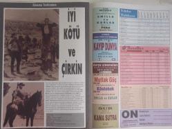 Sinema Gazetesi Haftalık Antrakt Dergisi Eki - 26 Eylül - 2 Ekim 1997 - Sayı:47 - Tuzak Filmi - Kurt Russell - Jonathan Mostow - MIB Siyah Giyen Adamlar - Tommy Lee Jones - Will Smit - Daniel Auteuil - Eric Boucher - Patrice Chereau - Smilla ve Karlar Filmi - Julia Ormond - Gabriel Byrne - Richard Harris - Vanessa Redgrave - Robert Loggia - Aşk Tutkunu Filmi - Meg Ryan - Matthew Broderick - Mektup Filmi - Tarık Akan - Zişan Uğurlu - Cüneyt Gökçer - Ahmet Mekin - Suna Selen - Jessica Campbell - Sürpriz Babalar Filmi - Robin Williams - Billy Crystal - Nastassja Kinski - Charlie Hofheimer - Tuzak Filmi - Kurt Russell - Kathleen Quinian - J.T. Walsh - Lucie Aubrac Filmi - Carole Bouquet - Daniel Auteuil - Mutlak Güç Filmi - İyi Kötü ve Çirkin Filmi - Clint Eastwood - Lee Van Cleef - Eli Wallach - Sürpriz Babalar Filmi - Robin Williams - Billy Crystal - Jurassic Park: Kayıp Dünya Filmi - Steven Speilberg fotoğraf ve haberi - Tam Takım Dergi