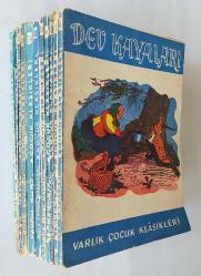 VARLIK ÇOCUK KLASİKLERİ 4, 15,17, 18, 28, 30, 34, 40, 41, 43, 61: Dev Kayaları, Kimsesiz, Kedinin Masalları, Parmak Kız, Küçük Pembe [İMZALI, 11 ADET]