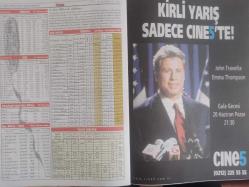 Sinema Gazetesi Haftalık Antrakt Dergisi Eki - 11-17 Haziran 1999 - Sayı:32 - Sinemanızda Neden Dolby Bulunmalı? - Taciz (Aftemoon) Filmi - Allen Cort - Carey Saley - Robert Labrosse - Paul Werner - Catherine Deneuve - Duston Hoffman - Orhan Oğuz - Amerika'da Star Wars Box Office Lideri - Bereketli Ay Nisan - Vendome Meydanı Filmi - Catherine Deneuve - Jean Pierre Bacri - Emmanuelle Seigner  Jacques Dutronc - Lola Bilidikid Filmi - Baki Davrak - Erdal Yıldız - Gandi Mukli - Celal Perk - Mesut Özdemir - Vendome Meydanı Filmi - Catherine Deneuve - Emmanuelle Seigner - En Sevdiğim Marslı Filmi - Christopher Lloyd - Jeff Daniels - Elizabeth Hurley - Viola Filmi - Stefania Rocca - Maddalena Crippa - Kirli Yarış Filmi - John Travolta - Emma Thompson - Sinemalarda Bu Hafta-  Yaşamın Renkleri - Tobey Maguire - Jeff Daniels - Joan Allen - William H Macy - J.T. Walsh - Reese Witherspoon - Okyanus Kadar Derin ( The Deep End Of The Ocean ) Filmi fotoğraf ve haberi - Tam Takım Dergi