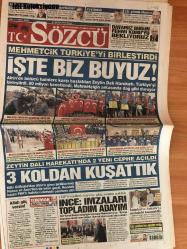 Sözcü Gazetesi, 23 Ocak 2018, Uğur Mumcu, Emin Çölaşan, Soner Yalçın, Yılmaz Özdil, Fehmi Koru, Gomis, Fatih Terim, Eren Derdiyok, Rodrigues, Cüneyt Çakır, Sumudica, Selahattin, Piero, Belhanda, Mendes, Muslera, Sinan, Tolga Cigerci, Umut Bulut, Feghouli, Ndiaye, Selçuk İnan, Mariano, Serdar Aziz, Latovlevic, Yasin, Badji, Sapunaru, Deniz Türüç, Güray, Tiago Lopes, Atila Turan, Boldrin, William, Kana-Biyik