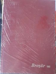 Ticari Broşür Defter 20 cm x 28 cm 192 Yaprak BORDO  KAPAK