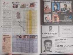 Sinema Gazetesi Haftalık Antrakt Dergisi Eki - 16-22 Ekim 1998 - The Truman Show - Jim Carrey - Larry King - Kaçıklık Diploması - Ayda Aksel - Selçuk Yöntem - Meriç Başaran - Kenan Bal - Güler Ökten - Taner Barlas - Kusursuz Cinayet - A Perfect Murder - Michael Douglas - Gwyneth Paltrow - Viggo Mortensen - Ayda Aksel - 35. Antalya Film Festivali - Catherine Deneuve - Tom Hanks - Tunç Başaran - Ayşe Nil - Kaçıklık Diploması - ''Aramıza Hoşgeldin '' - Sinepop Sineması - On Dakika Ara - Gizemli Şehir Filmi - Rufus Sewell - Kiefer Sutherland - Jennifer Connelly - The Truman Show Filmi - Jim Carrey - Laura Linney - Ed Harris - Holland Taylor - Box Office - İstanbul Sinemalarında Bu Hafta - Capitol Sinema fotoğraf ve haberi - Tam Takım Dergi
