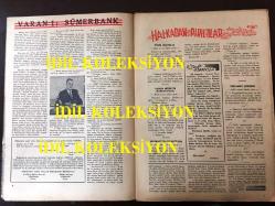 Büyük Doğu Dergisi (Dönemine ait, Orijinal) - Necip Fazıl Kısakürek - 22. SAYI - 29 MART 1946 - PEYAMİ SAFA - ADIDEĞMEZ - REŞAT EKREM - VECDİ BÜRÜN - NİZAMETTİN NAZİF - OKTAY AKBAL - SALİH ZEKİ - ZAHİR GÜVEMLİ - SAİT FAİK - ZİYA ŞAKİR - MİTHAT ÖZKÖK - NESLİHAN KISAKÜREK - RIZA BEŞER - SURETİ HAK PERDESİ - KASAP ÇIRAĞI, FİLOZOF ve SANATKAR - SÜMERBANK - HALKADAN PIRILTILAR - EBUMANSUR (KAVKÜLAH) - EBUAMRU (DIMIŞKİ) - MEDİNE MÜDAFİİ ve ÇEKİRGELER - EZELİ KOCA - HADİSELERİN MUHASEBESİ - (MİSSURİ)NİN SEYAHATİ - HEP MAARİF MESELEMİZ - MİLLİ TÜRK MUSİKİSİ - ZAVALLI TÜRKÇE