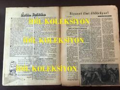Büyük Doğu Dergisi (Dönemine ait, Orijinal) - Necip Fazıl Kısakürek - 25. SAYI - 19 NİSAN 1946 - KAZIM NAMİ - REŞAT EKREM - ADIDEĞMEZ - PROF. MUSTAFA ŞEKİP - VECDİ BÜRÜN - NİZAMETTİN NAZİF - OKTAY AKBAL - SALİH ZEKİ - H.M. KAFALIOĞLU - FERİHA BİRGİN - SAİT FAİK - ZİYA ŞAKİR - MEHMET TURHAN - NESLİHAN KISAKÜREK - KENAN HARUN - ÖZDEMİR ASAF - İSTEDİĞİMİZ VE İSTEMEDİĞİMİZ EV İÇİ - ÜSTÜN POLİTİKA - SİYASET İLMİ ÖLDÜRÜYOR - FOTOĞRAFCI CAMEKANLARI - SÜMERBANK, HESAP TAHLİLİ - EBÜLHASAN MÜZEYYENOĞLU - İSHAK İBRAHİMOĞLU - TAŞKINLIK VE SOĞUKKANLILIK - PRENSES DÖ KLEV - HADİSELERİN MUHASEBESİ - PAKİSTAN VE HİNDİSTAN - FAŞİZM - LORKA - ESERDE ŞEKİL - İŞTE MAARİF MESELEMİZ - HERAKLEİTOS - ÖTEKİ KADIN - BİR AŞK MACERASI - KÖYLÜ ve KUMAR - ZAVALLI TÜRKÇE