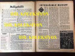 Büyük Doğu Dergisi (Dönemine ait, Orijinal) - Necip Fazıl Kısakürek - 29. SAYI - 17 MAYIS 1946 - NİZAMEDDİN NAZİF - KAZIM NAMİ - ADIDEĞMEZ - MUHİDDİN DİLER - VECDİ BÜRÜN - CAFER SENO - H. M. KAFALIOĞLU - OKTAY AKBAL - SALİH ZEKİ - ZAHİR GÜVEMLİ - SAİT FAİK - ZİYA ŞAKİR - NEJAD MUHSİNOĞLU - NESLİHAN KISAKÜREK - EMİN ÜLGENER - FAHRİ ERDİNÇ - KENAN HARUN - GENÇLİK BAYRAMINDA GENÇLİĞE HİTAP - MİLLİYETÇİLİK - ASYACILIK & AVRUPACILIK - İSTEDİĞİMİZ BUDUR - ÇOCUK MESELEMİZ - HALKADAN PIRILTILAR - MUSİKİ - TABİİ HALE AVDET LÜZUMU - OLUŞUN İZAHI - HADİSELERİN MUHASEBESİ - FİLİSTİN'İN İSTİKBALİ - TARİHÇE - ZİHNİ FARİKA - ÖLÜ GÜN - LİMAN - BİR ASIR EVVEL MATBUAT - BİR AĞAÇ KESİLDİ!.. - ZAVALLI TÜRKÇE