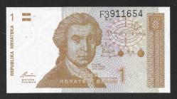 ** HIRVATİSTAN ( 1 * DİNARA ) 1991 - ÇİL