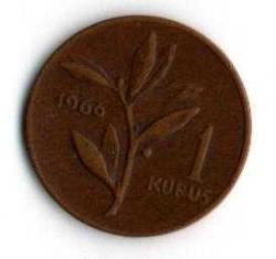 Tc. 1 Kuruş 1966 (Mp1221)