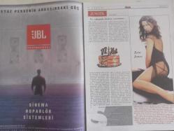 Sinema Gazetesi Haftalık Antrakt Dergisi Eki - 5-11 Kasım 1999 - Sayı:1 - Evrenin Askerleri Geri Dönüş Filmi - Jean Claude Van Damme - Michael Jan White - Kiana Tom - Daniel Von Bargen - JBL Hoparlör Reklamı - Zeta Jones - 11. Yılımızda Bizden Yararlanın - ''Alaturka Aşk''ın Çekimleri Tamamlandı - Harem Suare'yi Bütün Dünya İzleyecek - Gözü Tamamen Kapalı Filmi - Tom Cruise - Nicole Kidman - Stanley Kubrick - Harrison Ford - 43. Londra Film Festivali - Marc Simenon Öldü - Vahşi Komedi Filmi - Perili Ev Filmi - Liam Neeson - Catherine Zeta Jones - Owen Wilson - Lili Taylor - Bruce Dern-  Amerikan Pastası Filmi - Bauhaus Reklamı - Vahşi Vahşi Batı ( Wild Wild West ) - Will Smith - Kevin Kline - Kenneth Branagh - Salma Hayek fotoğraf ve haberi - Tam Takım Dergi