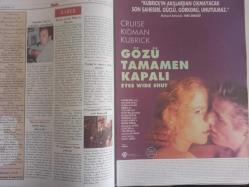 Sinema Gazetesi Haftalık Antrakt Dergisi Eki - 5-11 Kasım 1999 - Sayı:1 - Evrenin Askerleri Geri Dönüş Filmi - Jean Claude Van Damme - Michael Jan White - Kiana Tom - Daniel Von Bargen - JBL Hoparlör Reklamı - Zeta Jones - 11. Yılımızda Bizden Yararlanın - ''Alaturka Aşk''ın Çekimleri Tamamlandı - Harem Suare'yi Bütün Dünya İzleyecek - Gözü Tamamen Kapalı Filmi - Tom Cruise - Nicole Kidman - Stanley Kubrick - Harrison Ford - 43. Londra Film Festivali - Marc Simenon Öldü - Vahşi Komedi Filmi - Perili Ev Filmi - Liam Neeson - Catherine Zeta Jones - Owen Wilson - Lili Taylor - Bruce Dern-  Amerikan Pastası Filmi - Bauhaus Reklamı - Vahşi Vahşi Batı ( Wild Wild West ) - Will Smith - Kevin Kline - Kenneth Branagh - Salma Hayek fotoğraf ve haberi - Tam Takım Dergi