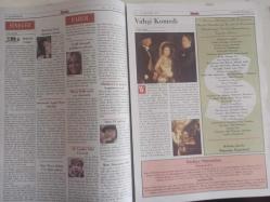 Sinema Gazetesi Haftalık Antrakt Dergisi Eki - 5-11 Kasım 1999 - Sayı:1 - Evrenin Askerleri Geri Dönüş Filmi - Jean Claude Van Damme - Michael Jan White - Kiana Tom - Daniel Von Bargen - JBL Hoparlör Reklamı - Zeta Jones - 11. Yılımızda Bizden Yararlanın - ''Alaturka Aşk''ın Çekimleri Tamamlandı - Harem Suare'yi Bütün Dünya İzleyecek - Gözü Tamamen Kapalı Filmi - Tom Cruise - Nicole Kidman - Stanley Kubrick - Harrison Ford - 43. Londra Film Festivali - Marc Simenon Öldü - Vahşi Komedi Filmi - Perili Ev Filmi - Liam Neeson - Catherine Zeta Jones - Owen Wilson - Lili Taylor - Bruce Dern-  Amerikan Pastası Filmi - Bauhaus Reklamı - Vahşi Vahşi Batı ( Wild Wild West ) - Will Smith - Kevin Kline - Kenneth Branagh - Salma Hayek fotoğraf ve haberi - Tam Takım Dergi