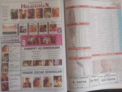 Sinema Gazetesi Haftalık Antrakt Dergisi Eki - 5-11 Kasım 1999 - Sayı:1 - Evrenin Askerleri Geri Dönüş Filmi - Jean Claude Van Damme - Michael Jan White - Kiana Tom - Daniel Von Bargen - JBL Hoparlör Reklamı - Zeta Jones - 11. Yılımızda Bizden Yararlanın - ''Alaturka Aşk''ın Çekimleri Tamamlandı - Harem Suare'yi Bütün Dünya İzleyecek - Gözü Tamamen Kapalı Filmi - Tom Cruise - Nicole Kidman - Stanley Kubrick - Harrison Ford - 43. Londra Film Festivali - Marc Simenon Öldü - Vahşi Komedi Filmi - Perili Ev Filmi - Liam Neeson - Catherine Zeta Jones - Owen Wilson - Lili Taylor - Bruce Dern-  Amerikan Pastası Filmi - Bauhaus Reklamı - Vahşi Vahşi Batı ( Wild Wild West ) - Will Smith - Kevin Kline - Kenneth Branagh - Salma Hayek fotoğraf ve haberi - Tam Takım Dergi