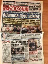 Sözcü Gazetesi, 2 Nisan 2017, Bekir Coşkun, Yılmaz Özdil, Emin Çölaşan, Barzani, Prof. Halit Canatan, Erdoğdu, Uğur Dündar, Aykut Bahçeli, Rifat Serdaroğlu, Meral Akşener, Sinan Oğan, Ümit Özdağ, Yusuf Halaçoğlu, Hüsnü Bozkurt, Murat Ergün, Uğur Dündar, Aykut Erdoğdu, Bora Erdin, Necati Doğru, Saygı Öztürk, Ege Cansen, Volkan Şen, Dirk Advocaat, Fabiano, Ahmet Şahin, Jeremain Lens, Hasan Ali Kaldırım, Igor Tudor, Ergin Ataman, Tin Jedvaj, Bruma, Aziz Yıldırım, Ali Koç, Haldun Üstünel, Levent Nazifoğlu, Mete Kalkavan, Bahattin Duran, Süleyman Özay, Fenerbahçe, Karabük, Galatasaray, Başakşehir, Alanyaspor, Kasımpaşa, Akhisar Belediye, Antalyaspor, Kayserispor