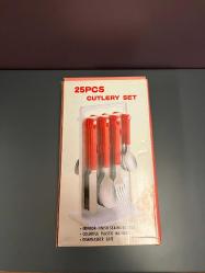 Almanya 1970 Askı standlı paslanmaz sofra takımı