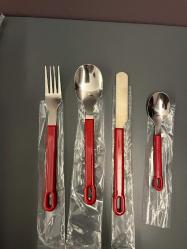 Almanya 1970 Askı standlı paslanmaz sofra takımı