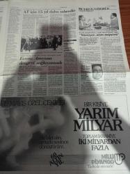 Cumhuriyet Gazetesi - 16 Mayıs 1987 - Ali Sirmen - Barış Manço - Ezginin Günlüğü - Kenan Bulutoğlu  DSP'de - Eşcinselden Ölüm Orucu Tehdidi -  Ermeni İddiaları Ders Oluyor - Maliye Bakanı Kurtcebe Alptemoçin Moskova'da - Türban Eylemine Destek - Kenan Evren Anayasa Dengeyi Sağlayamadı - 38 Yıllık Gazanfer Özcan 2 Yılda Hüsnü Kuruntu Oldu - Michael Jackson - Ölümünün 30. Yılında Nurullah Ataç - Dormen Tiyatrosu - İsrail Dışişleri Bakanı Şimon Peres Vazgeçmiyor