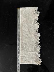 Bulgaristan 1950ler Çiçek motifli kenar danteli