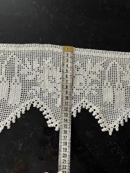 Bulgaristan 1950ler Çiçek motifli kenar danteli