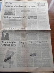 Milliyet Gazetesi - 25 Mart 1995 - Fenerbahçe Başkanı Ali Şen'den Tansu Çiller'e Hediye - Beşiktaş Altay'a Fark Attı 8 2 - Ertuğrul Sağlam - Asıl Balyoz Tunceli'de - Şemdin Sakık Grubu Kıskaçta - PKK'nın Halka Sızma Çabası - Çekiç Güç Jetleri Havada - Usul Usul Saddam'a Doğru - Mesut Yılmaz Mesut Döndü - Fethullah Hoca Bülent Ecevit Görüşmesi