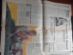 Milliyet Gazetesi - 25 Mart 1995 - Fenerbahçe Başkanı Ali Şen'den Tansu Çiller'e Hediye - Beşiktaş Altay'a Fark Attı 8 2 - Ertuğrul Sağlam - Asıl Balyoz Tunceli'de - Şemdin Sakık Grubu Kıskaçta - PKK'nın Halka Sızma Çabası - Çekiç Güç Jetleri Havada - Usul Usul Saddam'a Doğru - Mesut Yılmaz Mesut Döndü - Fethullah Hoca Bülent Ecevit Görüşmesi