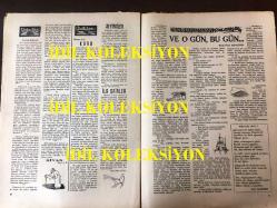 Büyük Doğu Dergisi (Dönemine ait, Orijinal) - Necip Fazıl Kısakürek - 33. SAYI - 14 HAZİRAN 1946 - CELAL YARDIMCI - ADIDEĞMEZ - MUHİDDİN DİLER - VECDİ BÜRÜN - Y.Ç. - OKTAY AKBAL - SALİH ZEKİ - SAİT FAİK -  ZİYA ŞAKİR - FERDİ ÖNER - FAHRİ ERDİNÇ - EMİN ÜLGENER - NİZAMCILIK - ADALET DAVAMIZ - AVUKAT ENSARİOĞLU - CELAL YARDIMCI - DEVLET BÜYÜKLERİ - DENİZ FENERİ - TÜRK EŞELİ - MUSSOLİNİ'NİN CESEDİ NASIL ÇALINDI? - HADİSELERİN MUHASEBESİ - PEYGAMBER ve BORAZAN - VE O GÜN, BU GÜN... - DAYAK SİYASETİ -ANKARA CİNAYETİ - KATİLİ İSTEMİYORUZ