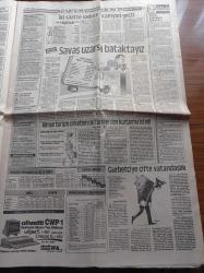 Milliyet Gazetesi - 13  Şubat 1991 - Galatasaray'da Rotariu Rötarı - Fenerbahçe deprem Şoku - Yıldırım Akbulut Semra Özal'la Yarışırım - Semra Özal'ın Rakibi Ali Coşkun - Deniz Baykal Erdal İnönü Bocaladı - Savaşa 4 Son - Dün Körfez Krizini Sona Erdirmenin Çarelerini Arıyor - Süleyman Demirel - Turgut Özal