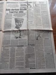 Milliyet Gazetesi - 13  Şubat 1991 - Galatasaray'da Rotariu Rötarı - Fenerbahçe deprem Şoku - Yıldırım Akbulut Semra Özal'la Yarışırım - Semra Özal'ın Rakibi Ali Coşkun - Deniz Baykal Erdal İnönü Bocaladı - Savaşa 4 Son - Dün Körfez Krizini Sona Erdirmenin Çarelerini Arıyor - Süleyman Demirel - Turgut Özal