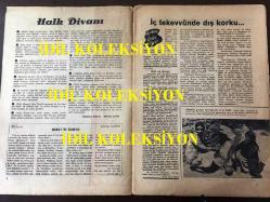 Büyük Doğu Dergisi (Dönemine ait, Orijinal) - Necip Fazıl Kısakürek - 43. SAYI - 23 AĞUSTOS 1946 - CAFER SENO - KAZIM NAMİ - ADIDEĞMEZ - BEDRİ RAHMİ - KULAK MİSAFİRİ - ÖMER RIZA - SALİH ZEKİ - ZAHİR GÜVEMLİ - SAMİHA AYVERDİ - REŞAD EKREM - NECLA MARAŞ - NESLİHAN KISAKÜREK - FAHRİ ERDİNÇ - REFİK FİKRET - RIZA BEŞER - AVRUPA'YI ANLASAN KENDİNİ BULURDUN - AVRUPALILIK ZÜPPESİ - İTE AVRUPA İŞTE AMERİKA - HALK DİVANI - NEBAT ve KANTO - İÇ TEKEVVÜNDE DIŞ KORKU - YÜKÜLE-LE ve SEZAN - GARPTA DİN - HADİSELERİN MUHASEBESİ - EKMEK DERDİ - YENİ ALMANYA - AKDENİZ'LE KARADENİZ ARASINDA - RUHÇULUK ve BU HARP - MESİHPAŞA İMAMI - ÇANAKKALE BOĞAZI - ANADOLU MEKTUPLARI - ZAVALLI TÜRKÇE