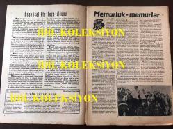 Büyük Doğu Dergisi (Dönemine ait, Orijinal) - Necip Fazıl Kısakürek - 46. SAYI - 13 EYLÜL 1946 - CAFER SENO - ADIDEĞMEZ - REŞAD EKREM - SAMİHA AYVERDİ - MUHİDDİN DİLEGE - KULAK MİSAFİRİ - ÖMER RIZA - ZAHİR GÜVEMLİ - SALİH ZEKİ - REFİK FİKRET - SAMİ KARAYEL - M. TURHAN TAN - KAZIM NAMİ - NESLİHAN KISAKÜREK - HEP KUMAR! - BAŞYÜCELİKTE CEZA ÖLÇÜSÜ - MEMURLUK-MEMURLAR - YİNE İKTİSAT ve TİCARET - HALKADAN PIRILTILAR - ÇUBUKDAR MEHMET BEY - TELEVİZYONDAN NELER BEKLENİYOR? - HADİSELERİN MUHASEBESİ - BİZ ve KOMŞULARIMIZ - ALTIN PARMAKLAR - MESİHPAŞA İMAMI - HALİS TARİH ÖLÇÜSÜ: 3 - OLGUNLUK DAVASI - ZAVALLI TÜRKÇE