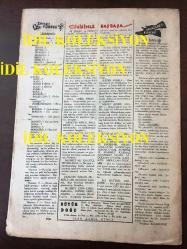 Büyük Doğu Dergisi (Dönemine ait, Orijinal) - Necip Fazıl Kısakürek - 46. SAYI - 13 EYLÜL 1946 - CAFER SENO - ADIDEĞMEZ - REŞAD EKREM - SAMİHA AYVERDİ - MUHİDDİN DİLEGE - KULAK MİSAFİRİ - ÖMER RIZA - ZAHİR GÜVEMLİ - SALİH ZEKİ - REFİK FİKRET - SAMİ KARAYEL - M. TURHAN TAN - KAZIM NAMİ - NESLİHAN KISAKÜREK - HEP KUMAR! - BAŞYÜCELİKTE CEZA ÖLÇÜSÜ - MEMURLUK-MEMURLAR - YİNE İKTİSAT ve TİCARET - HALKADAN PIRILTILAR - ÇUBUKDAR MEHMET BEY - TELEVİZYONDAN NELER BEKLENİYOR? - HADİSELERİN MUHASEBESİ - BİZ ve KOMŞULARIMIZ - ALTIN PARMAKLAR - MESİHPAŞA İMAMI - HALİS TARİH ÖLÇÜSÜ: 3 - OLGUNLUK DAVASI - ZAVALLI TÜRKÇE