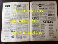 Büyük Doğu Dergisi (Dönemine ait, Orijinal) - Necip Fazıl Kısakürek - 50. SAYI - 11 EKİM 1946 - CAFER SENO - ADIDEĞMEZ - MİRAÇ KATIRCIOĞLU - REMZİ DÖLENSOY - KADRİ DEMİROL - NİZAMETTİN NAZİF - SALİH ZEKİ - RİZA BEŞER - SAMİHA AYVERDİ - REFİK FİKRET - SAMİ KARAYEL - HALİL NUSRET - NESLİHAN KISAKÜREK - POETİKA 3: ŞİİRİN GAYESİ - CADDEMİZDE İNKILAP - KADIN ÇALIŞMALI! - DİNİNİZİ ÖĞRENİNİZ - HALKADAN PIRILTILAR - EBÜLKASIM KUŞEYRİ - HAVANIN MEÇHULLERİ - KARİKATÜR SANAT OLUNCA - NÜREMBERG ve BABIALİ - HERAKLES - MİMİYE KASİDESİ - DEVRİLEN AĞAÇ - GEMİCİ TÜRKÜSÜ - MESİHPAŞA İMAMI - TUTULAN AY - ÜÇ YÜZÜYLE ABDULHAMİT 3 - KIZLARIMIZ ve KAMP - YAHUDİLER ve MASONLUK SIRRI: 2