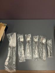 Almanya 1970 paslanmaz çelik pasta sofra takımı