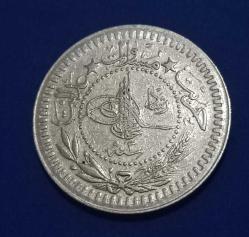 V. Mehmet Reşat 1327/3 40 para Çil