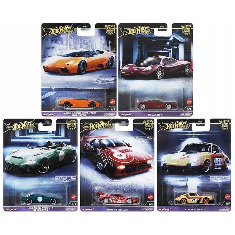 Hot Wheels Premium 5'li Set (Car Culture Serisi) Antika ve