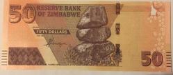 ZİMBABWE 50 DOLAR 2020 ÇİL.KAĞIT  PARA