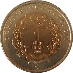 2009 1 Lira Elephant (Fil) Hatıra Parası (Bi Metal)  (173)