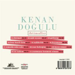 Kenan Doğulu- İhtimaller ( Türkçe Müzik CD ALBÜM ) ( AMBALAJINDA - SIFIR ) CD