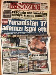 Sözcü Gazetesi, 1 Ekim 2016, Bekir Coşkun, Yılmaz Özdil, Emin Çölaşan, Özlem Gürses, Korgeneral İ. Metin Temel, Rahmi Turan, Sinan Meydan, Necati Doğru, Gökmen Ulu, Volkan Babacan, Onur Kıvrak, Harun Tekin, Şener Özbayraklı, Hasan Ali Kaldırım, İsmail Köybaşı, Kaan Ayhan, Ahmet Çalık, Çağlar Söyüncü, Hakan Balta, Ömer Toprak, Emre Mor, Mehmet Topal, Ozan Tufan, Volkan Şen, Hakan Çalhanoğlu, Okay Yokuşlu, Tolga Ciğerci, Yasin Öztekin, Olcay Şahan, Mevlüt Erdinç, Yunus Mallı, Enes Ünal, Cenk Tosun,