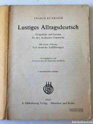 Lustiges Alltagsdeutsch : Gesprache und Szenen für den Auslander Unterricht - Ingrid Buxbaum - R. Oldenbourg Verlag - Almanca Kitap (Hafif Yıpranmış Kısımları Mevcut) (Her gün komik Almanca: yabancı dersler için konuşmalar ve sahneler)