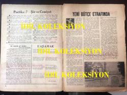 Büyük Doğu Dergisi (Dönemine ait, Orijinal) - Necip Fazıl Kısakürek - 54. SAYI - 15 KASIM 1946 - REFİK FİKRET - CAFER SENO - ADIDEĞMEZ - HAKKI KAMİL - PROF. EMİN ONAD - KADRİ DEMİROL - NİZAMEDDİN NAZİF - KİLİSLİ RIFAT - SALİH ZEKİ - AHMED ABDÜLBAKİ - SAMİ KARAYEL - SALAHADDİN GÜNGÖR - NESLİHYANK KISAKÜREK - 1,000,000 ÇOCUĞUMUZUN BİRİ - BU CEMİYET BİR KURTARICI BEKLİYOR - O DİYAR, İSLAMLIĞI ANLAMAKTA - BİZ (LAİK) MİYİZ, YOKSA İSLAM DÜŞMANI MI? - POETİKA: 7, ŞİİR VE CEMİYET - BU ADAM, BU ŞEHİR - YENİ BÜTÇE ETRAFINDA - ALLAH'IN MELEKLERİ - O DİYAR - MİMARİMİZ - BABASIZLAR VATANI - MÜSBET İLİMLER SANAT OLUNCA, PETROL KAYNAKLARININ KEŞFİ - HADİSELERİN MUHASEBESİ - İLK KOMEDYACILAR - AHMET ABDÜLBAKİ'DEN BİR HİKAYE - İÇ YÜZÜYLE ANDÜLHAMİT: 7 - TÜRKİYE (LAİK)DİR! - MUAŞRET EDEBİ, AĞIZ ŞAPIRDATMAK - ESKİ İKTİSAT VEKİLİ FUAT SİRMEN'DEN BİZE GELEN CEVAO