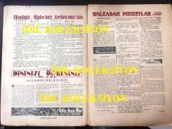 Büyük Doğu Dergisi (Dönemine ait, Orijinal) - Necip Fazıl Kısakürek - 54. SAYI - 15 KASIM 1946 - REFİK FİKRET - CAFER SENO - ADIDEĞMEZ - HAKKI KAMİL - PROF. EMİN ONAD - KADRİ DEMİROL - NİZAMEDDİN NAZİF - KİLİSLİ RIFAT - SALİH ZEKİ - AHMED ABDÜLBAKİ - SAMİ KARAYEL - SALAHADDİN GÜNGÖR - NESLİHYANK KISAKÜREK - 1,000,000 ÇOCUĞUMUZUN BİRİ - BU CEMİYET BİR KURTARICI BEKLİYOR - O DİYAR, İSLAMLIĞI ANLAMAKTA - BİZ (LAİK) MİYİZ, YOKSA İSLAM DÜŞMANI MI? - POETİKA: 7, ŞİİR VE CEMİYET - BU ADAM, BU ŞEHİR - YENİ BÜTÇE ETRAFINDA - ALLAH'IN MELEKLERİ - O DİYAR - MİMARİMİZ - BABASIZLAR VATANI - MÜSBET İLİMLER SANAT OLUNCA, PETROL KAYNAKLARININ KEŞFİ - HADİSELERİN MUHASEBESİ - İLK KOMEDYACILAR - AHMET ABDÜLBAKİ'DEN BİR HİKAYE - İÇ YÜZÜYLE ANDÜLHAMİT: 7 - TÜRKİYE (LAİK)DİR! - MUAŞRET EDEBİ, AĞIZ ŞAPIRDATMAK - ESKİ İKTİSAT VEKİLİ FUAT SİRMEN'DEN BİZE GELEN CEVAO