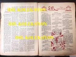 Büyük Doğu Dergisi (Dönemine ait, Orijinal) - Necip Fazıl Kısakürek - 54. SAYI - 15 KASIM 1946 - REFİK FİKRET - CAFER SENO - ADIDEĞMEZ - HAKKI KAMİL - PROF. EMİN ONAD - KADRİ DEMİROL - NİZAMEDDİN NAZİF - KİLİSLİ RIFAT - SALİH ZEKİ - AHMED ABDÜLBAKİ - SAMİ KARAYEL - SALAHADDİN GÜNGÖR - NESLİHYANK KISAKÜREK - 1,000,000 ÇOCUĞUMUZUN BİRİ - BU CEMİYET BİR KURTARICI BEKLİYOR - O DİYAR, İSLAMLIĞI ANLAMAKTA - BİZ (LAİK) MİYİZ, YOKSA İSLAM DÜŞMANI MI? - POETİKA: 7, ŞİİR VE CEMİYET - BU ADAM, BU ŞEHİR - YENİ BÜTÇE ETRAFINDA - ALLAH'IN MELEKLERİ - O DİYAR - MİMARİMİZ - BABASIZLAR VATANI - MÜSBET İLİMLER SANAT OLUNCA, PETROL KAYNAKLARININ KEŞFİ - HADİSELERİN MUHASEBESİ - İLK KOMEDYACILAR - AHMET ABDÜLBAKİ'DEN BİR HİKAYE - İÇ YÜZÜYLE ANDÜLHAMİT: 7 - TÜRKİYE (LAİK)DİR! - MUAŞRET EDEBİ, AĞIZ ŞAPIRDATMAK - ESKİ İKTİSAT VEKİLİ FUAT SİRMEN'DEN BİZE GELEN CEVAO