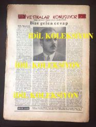 Büyük Doğu Dergisi (Dönemine ait, Orijinal) - Necip Fazıl Kısakürek - 54. SAYI - 15 KASIM 1946 - REFİK FİKRET - CAFER SENO - ADIDEĞMEZ - HAKKI KAMİL - PROF. EMİN ONAD - KADRİ DEMİROL - NİZAMEDDİN NAZİF - KİLİSLİ RIFAT - SALİH ZEKİ - AHMED ABDÜLBAKİ - SAMİ KARAYEL - SALAHADDİN GÜNGÖR - NESLİHYANK KISAKÜREK - 1,000,000 ÇOCUĞUMUZUN BİRİ - BU CEMİYET BİR KURTARICI BEKLİYOR - O DİYAR, İSLAMLIĞI ANLAMAKTA - BİZ (LAİK) MİYİZ, YOKSA İSLAM DÜŞMANI MI? - POETİKA: 7, ŞİİR VE CEMİYET - BU ADAM, BU ŞEHİR - YENİ BÜTÇE ETRAFINDA - ALLAH'IN MELEKLERİ - O DİYAR - MİMARİMİZ - BABASIZLAR VATANI - MÜSBET İLİMLER SANAT OLUNCA, PETROL KAYNAKLARININ KEŞFİ - HADİSELERİN MUHASEBESİ - İLK KOMEDYACILAR - AHMET ABDÜLBAKİ'DEN BİR HİKAYE - İÇ YÜZÜYLE ANDÜLHAMİT: 7 - TÜRKİYE (LAİK)DİR! - MUAŞRET EDEBİ, AĞIZ ŞAPIRDATMAK - ESKİ İKTİSAT VEKİLİ FUAT SİRMEN'DEN BİZE GELEN CEVAO
