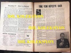 Büyük Doğu Dergisi (Dönemine ait, Orijinal) - Necip Fazıl Kısakürek - 56. SAYI - 29 KASIM 1946 - REFİK FİKRET - RIZA BEŞER - KAZIM NAMİ - MAZHAR ONAD - ADIDEĞMEZ - HAKKI KAMİL - CEMAL TOLLU - DR. RUSÇUKLU HAKKI - KİLİSLİ RIFAT - SALİH ZEKİ - SAMİHA AYVERDİ - SAMİ KARAYEL - SELAHADDİN GÜNGÖR - NE GÜN FİKİR TOPU ETRAFINDA KÜMELENECEĞİZ? - İÇTİMAİ ÇÖKÜNTÜLERDE ROL OYNAYAN MÜESSİR - BUGÜNKÜ HAYAT PAHALILIĞININ EN MÜHİM AMİLLERİ - POETİKA: 9 - ŞİİR VE DİN - İMAN VE BİRLİK BABINDA - TEKEL MAMÜLLERİ - KIYAMET GÜNÜ - HALKADAN PIRILTILAR - TUTTUĞUMUZ YOL - BİZDE RESİM - MÜSBET İLİMLER SANAT OLUNCA - PEYAMİ SAFA - GELEN NESİL - DEVŞİRMECİLİK RUHU - BOYKOT - ZAVALLI TÜRKÇE - EDEBİYAT MAHKEMESİ, BAY NURULLAH ATAÇ