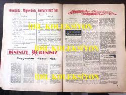 Büyük Doğu Dergisi (Dönemine ait, Orijinal) - Necip Fazıl Kısakürek - 56. SAYI - 29 KASIM 1946 - REFİK FİKRET - RIZA BEŞER - KAZIM NAMİ - MAZHAR ONAD - ADIDEĞMEZ - HAKKI KAMİL - CEMAL TOLLU - DR. RUSÇUKLU HAKKI - KİLİSLİ RIFAT - SALİH ZEKİ - SAMİHA AYVERDİ - SAMİ KARAYEL - SELAHADDİN GÜNGÖR - NE GÜN FİKİR TOPU ETRAFINDA KÜMELENECEĞİZ? - İÇTİMAİ ÇÖKÜNTÜLERDE ROL OYNAYAN MÜESSİR - BUGÜNKÜ HAYAT PAHALILIĞININ EN MÜHİM AMİLLERİ - POETİKA: 9 - ŞİİR VE DİN - İMAN VE BİRLİK BABINDA - TEKEL MAMÜLLERİ - KIYAMET GÜNÜ - HALKADAN PIRILTILAR - TUTTUĞUMUZ YOL - BİZDE RESİM - MÜSBET İLİMLER SANAT OLUNCA - PEYAMİ SAFA - GELEN NESİL - DEVŞİRMECİLİK RUHU - BOYKOT - ZAVALLI TÜRKÇE - EDEBİYAT MAHKEMESİ, BAY NURULLAH ATAÇ