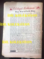 Büyük Doğu Dergisi (Dönemine ait, Orijinal) - Necip Fazıl Kısakürek - 56. SAYI - 29 KASIM 1946 - REFİK FİKRET - RIZA BEŞER - KAZIM NAMİ - MAZHAR ONAD - ADIDEĞMEZ - HAKKI KAMİL - CEMAL TOLLU - DR. RUSÇUKLU HAKKI - KİLİSLİ RIFAT - SALİH ZEKİ - SAMİHA AYVERDİ - SAMİ KARAYEL - SELAHADDİN GÜNGÖR - NE GÜN FİKİR TOPU ETRAFINDA KÜMELENECEĞİZ? - İÇTİMAİ ÇÖKÜNTÜLERDE ROL OYNAYAN MÜESSİR - BUGÜNKÜ HAYAT PAHALILIĞININ EN MÜHİM AMİLLERİ - POETİKA: 9 - ŞİİR VE DİN - İMAN VE BİRLİK BABINDA - TEKEL MAMÜLLERİ - KIYAMET GÜNÜ - HALKADAN PIRILTILAR - TUTTUĞUMUZ YOL - BİZDE RESİM - MÜSBET İLİMLER SANAT OLUNCA - PEYAMİ SAFA - GELEN NESİL - DEVŞİRMECİLİK RUHU - BOYKOT - ZAVALLI TÜRKÇE - EDEBİYAT MAHKEMESİ, BAY NURULLAH ATAÇ