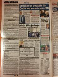 Sözcü Gazetesi, 7 Ekim 2016,  Uğur Dündar, Yılmaz Özdil, Emin Çölaşan, Binali Yıldırım, Burcu Demirer, Erdi Demirer, Zühtü Arslan, Rahmi Turan, Hayri Coşkun, Çetin Doğan, Engin Alan, Arshavin, Hleb, Bonucci, Ronaldo, Bale, Emre Çolak, Southgate, Sneijder, Quaresma, Martinez, Fenerbahçe, Milan, De Jong, Terim, Chelsea, Kairat Almaty, Real Madrid, Barcelona, Juventus, Arsenal, Manchester United, Galatasaray, Deportivo, Wesley Sneijder, Keylor Navas, Toni Kroos, Luka Modric, Cristiano Ronaldo, Gareth Bale, Roberto Martinez