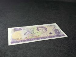KRALİÇE ElİSABET II YENİ ZELENDA 2 DOLAR P 170b SERİ END NO 962118 UNC ÇİL