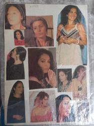 Türkan Şoray Çeşitli Gazete Dergi ve Haber Sayfalarından kesilmiş 20 adet fotoğraflı 20*30cm ebadında arkalı önlü boş kağıda yapıştırılmıştır.